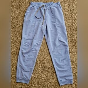 Fabletics Light Blue Scrub Jogger Pants